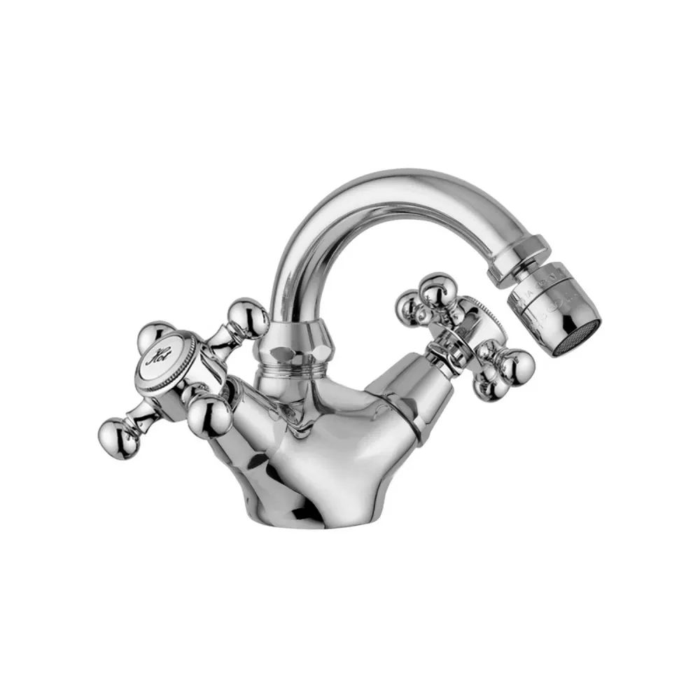 Soporte para Toallas Monoforo bidet con canna orientabile e scarico automatico Paffoni serie Viola - Cromato