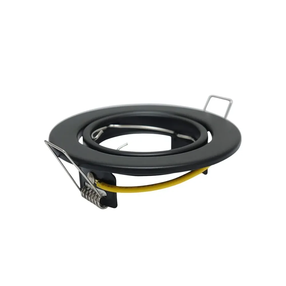 EMPOTRABLE DIRIGIBLE ARO METALICO NEGRO INTERIOR BASE MR16 ARTLITE ADE-104