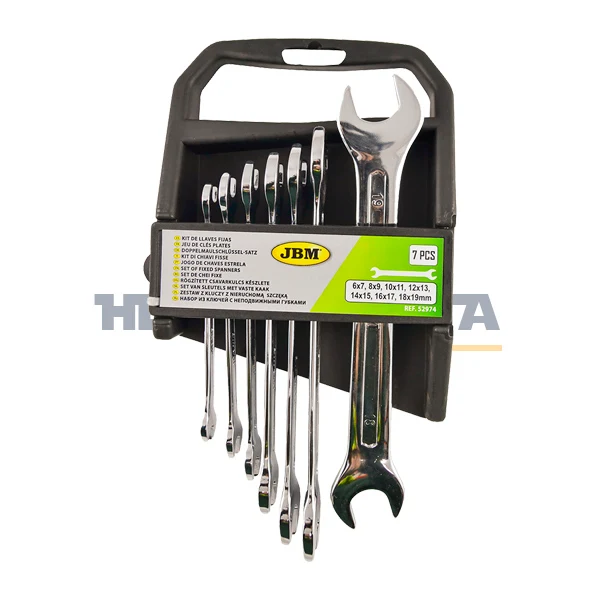 KIT DE 7 LLAVES FIJAS - ACABADO DESLUMBRANTE
