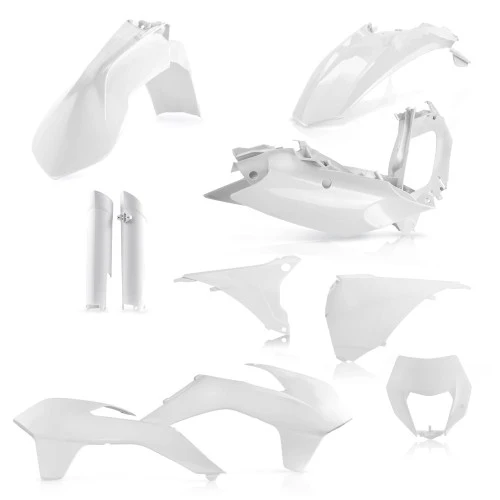 Kit de Plásticos Pleno Acerbis para KTM EXC / EXC-F (2014-2015) Blanco