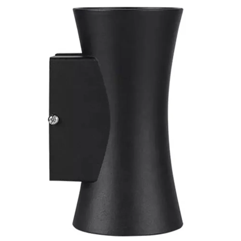 LUMINARIA LED PARED CILINDRO CÓNCAVO NEGRO MATE ARTLITE ADE-032
