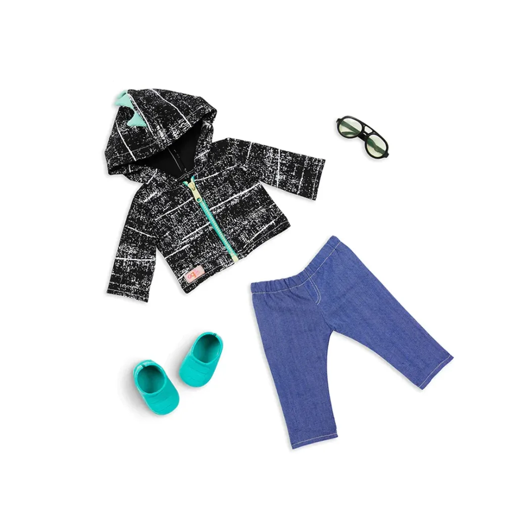 Outfit Sudadera de Dinosaurio Con Capucha