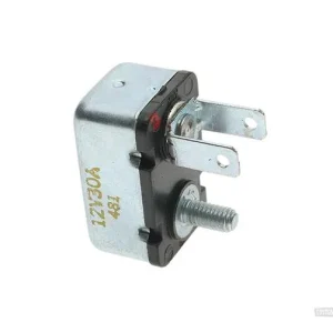Circuit Breaker 10-32 Stud And 2 1/4" Blade Terminals Spades, 30 AMP Harley-Davidson