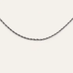 Collar Big Cord Acero