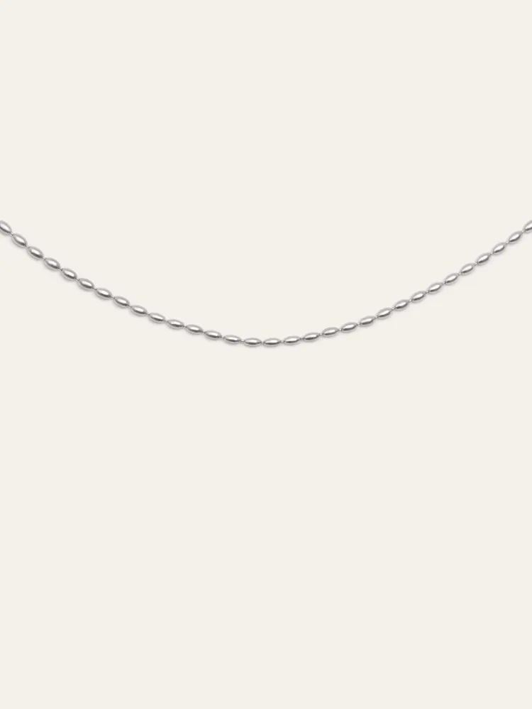 Collar Serpentine Acero