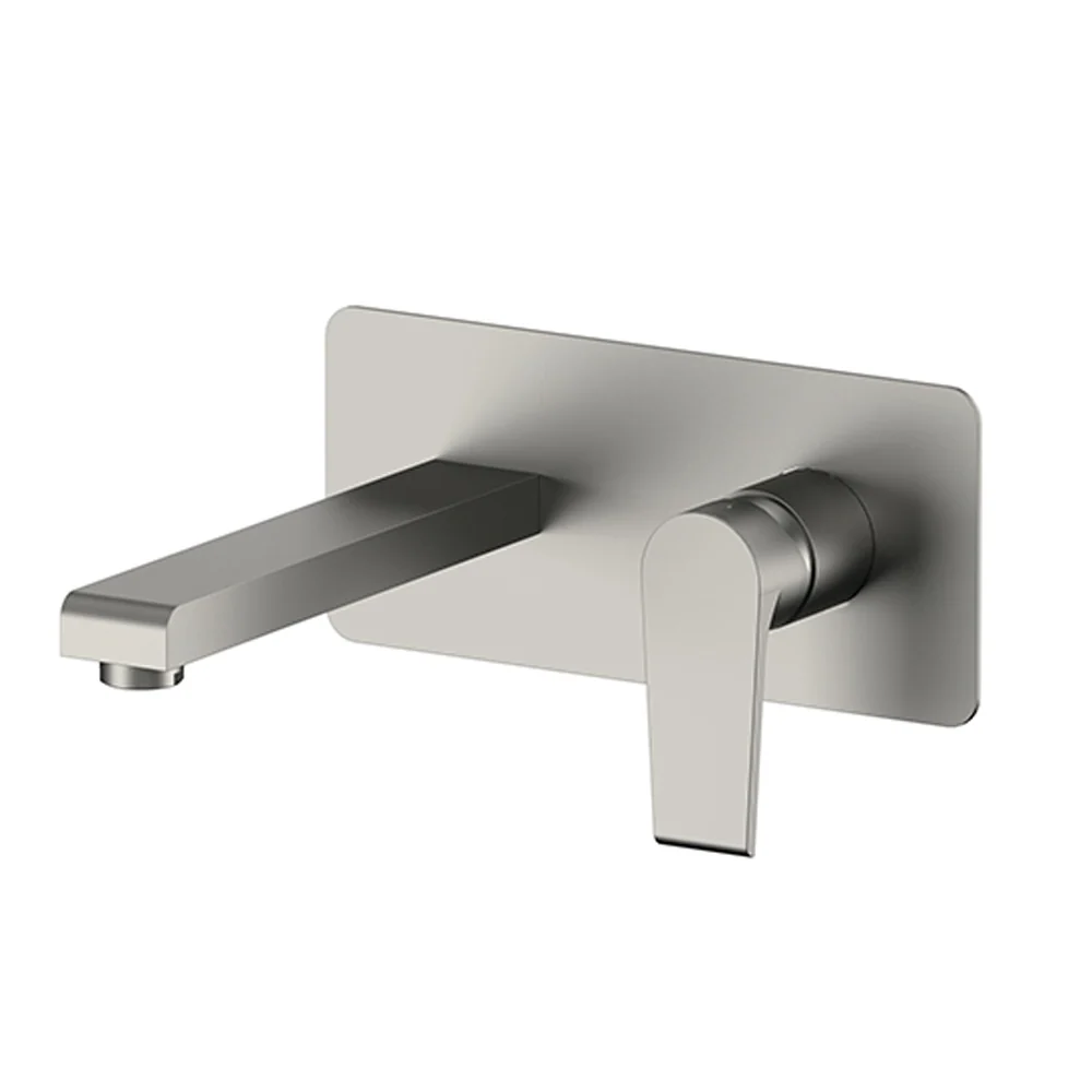 Miscelatore lavabo incasso Rubinetterie Mariani linea Artic Nichel Nero Spazzolato
