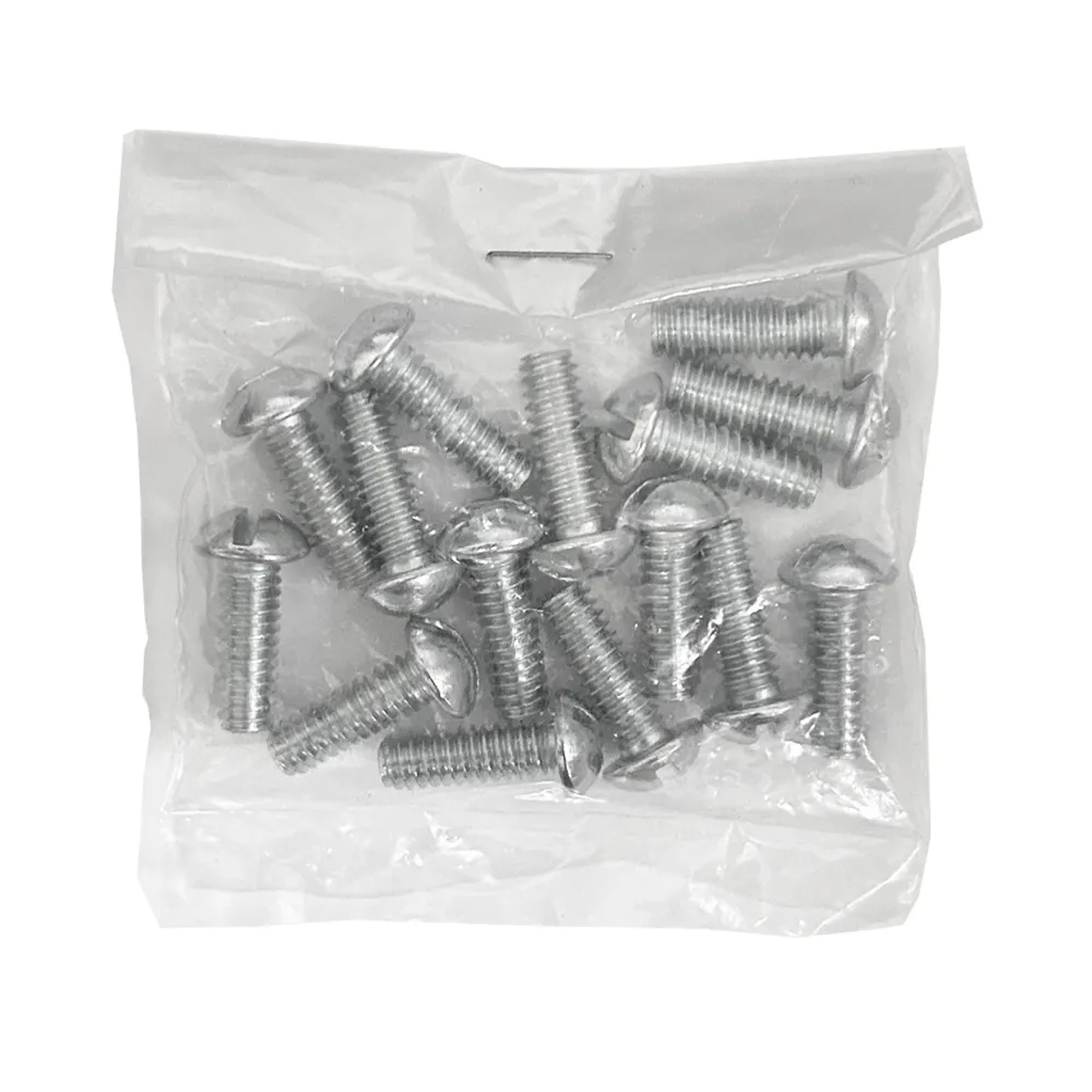 Paq. 15 Pzas. de tornillos 1/4" x 3/4" tipo estufa, fiero TORE-1/4X3/4(15)
