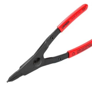 Pinza con mango goma grip para anillos de retencion fijas tipo externo angulo de 0