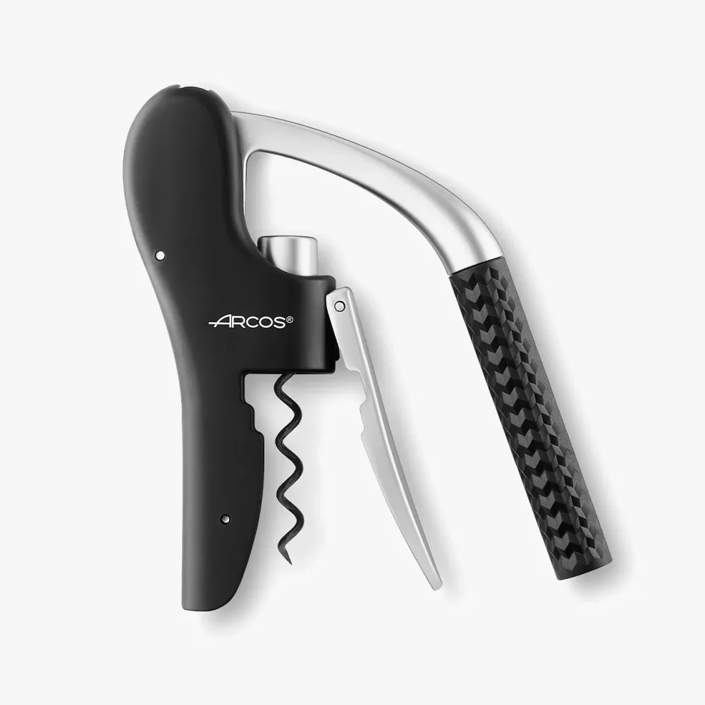Tire-bouchon Corps ABS Manche en alliage de cinc + Elastomère