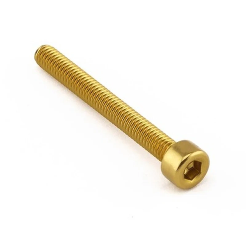 Tornillo Aluminio Pro-bolt cabeza cilíndrica M4 x (0.7mm) x 35mm LPB435G Oro