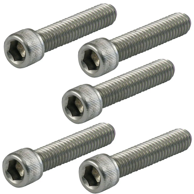 5 Tornillo Pulgadas 3/8-16" X 4" Allen Bolt Inoxidable Steel