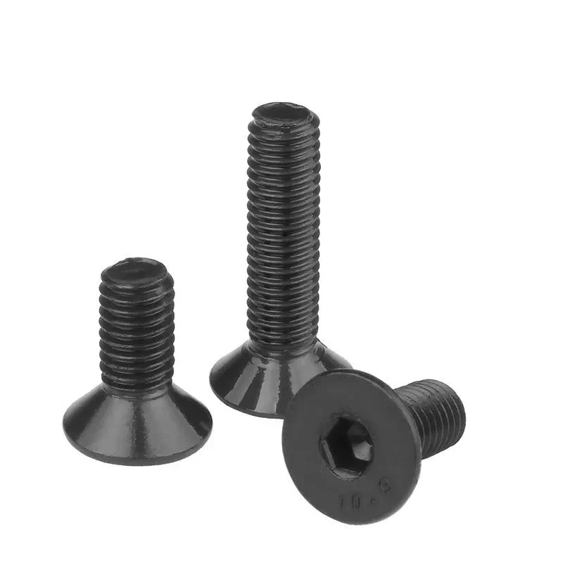 Tornillo Socket Plana Negro NC- 3/4-10 x 1 1/2