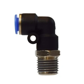 5/32" Tube OD X 10/32" Male NPTF Oscilante Male Elbow 20049C