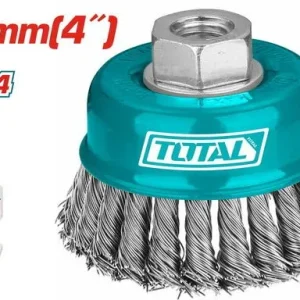 Brosse Torsadée 100mm M14x2 TOTAL TUNISIA Décapage TAC32041