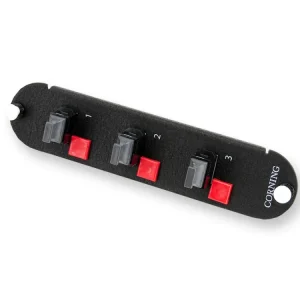 Closet Connector Housing (CCH) Panel MTP Adapters 36 F 50 µm Multimode (OM3/4) Corning CCH-CP36-E3