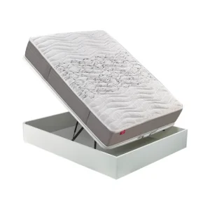 Colchón SKYLIGHT 8K PIKOLIN de espuma Adaptex + canapé wengué 90x190cm