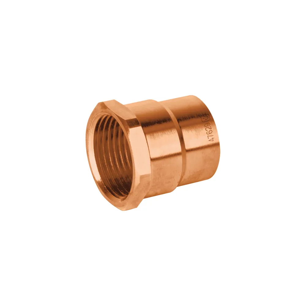 Conector de cobre de rosca interior 3/4", foset sencillo CC-602B