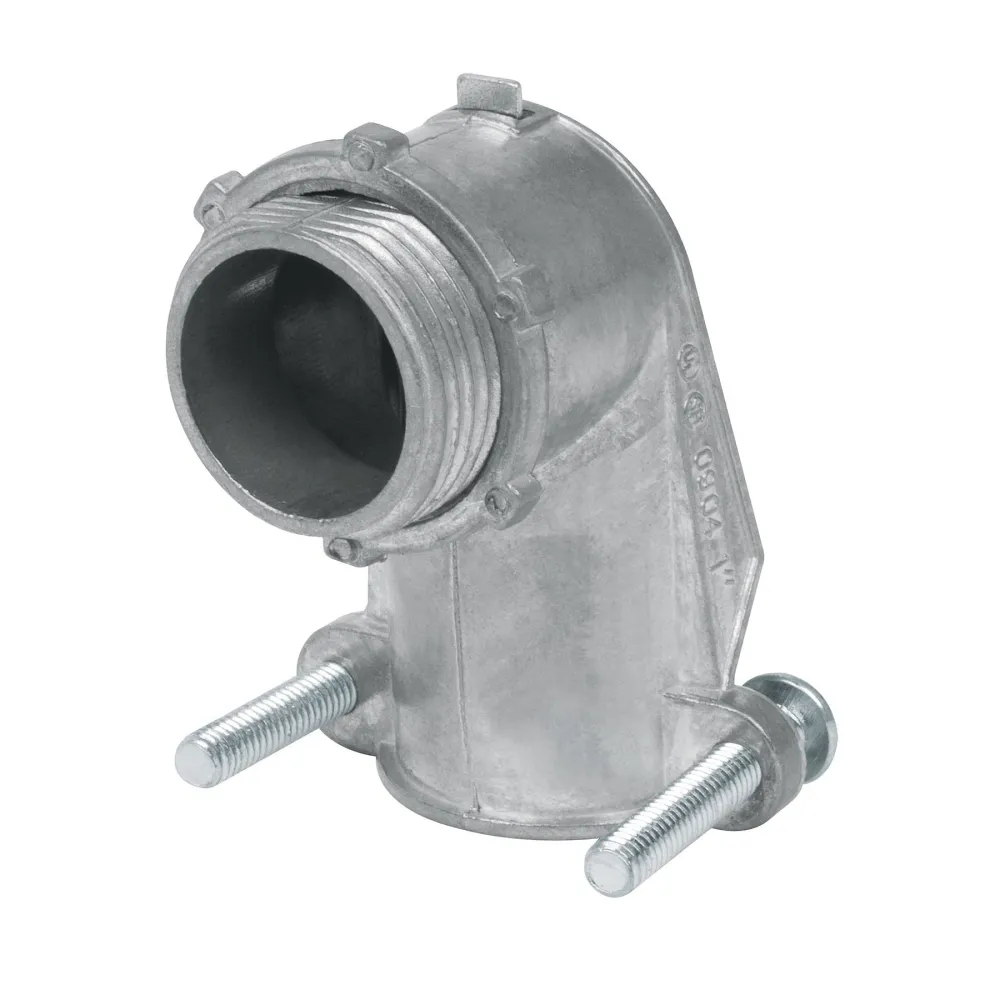 Conector tubo elástico 1" curvo, Volteck
