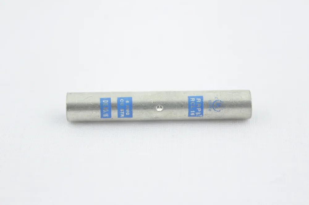 CONECTOR TUBULAR BARRIL PROLONGADO 6AWG L 2-3/8 AZUL UL