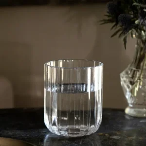 Copo de Cristal com Ondas Pequeno