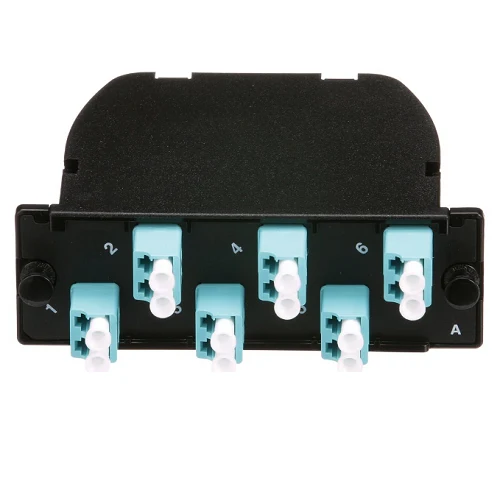 12 Fiber OptiCom MPO Cassette SC Duplex Adapter OM4 FC2ZN-12-03AF