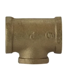 2" FPT X 1/2" FPT X 2" FPT Red Brass Reducing Tee Nipples And Fittings 38106-320832
