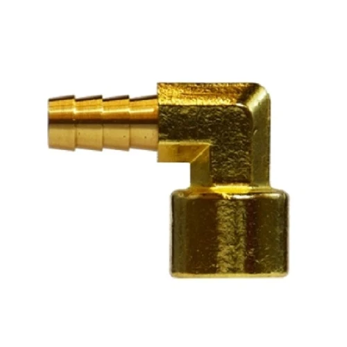 1/4" Hose Barb X 1/4" Female NPTF Hose Barb X FIP Elbow 90 Degree Female Latón Fittings 32402