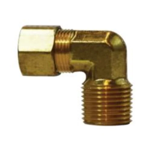 1/4 Inch Compression 1/8 Inch Male NPTF Elbow Latón 19224