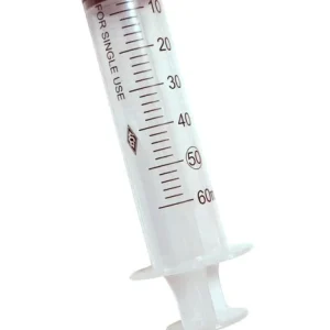 Jeringa Luer Lock, 3 Partes, Plástico, Estéril, sin Aguja, 5 ml.