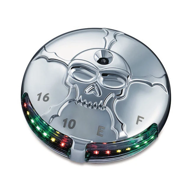 Kuryakyn Zombie Led Fuel/Battery Gauge Harley-Davidson