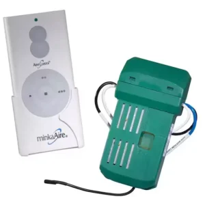 Minka-Aire AireControl 3 Speed Universal 256 Bit Handheld Ceiling Fan Remote Control LED Receiver Kit - Nieve - RCS223L