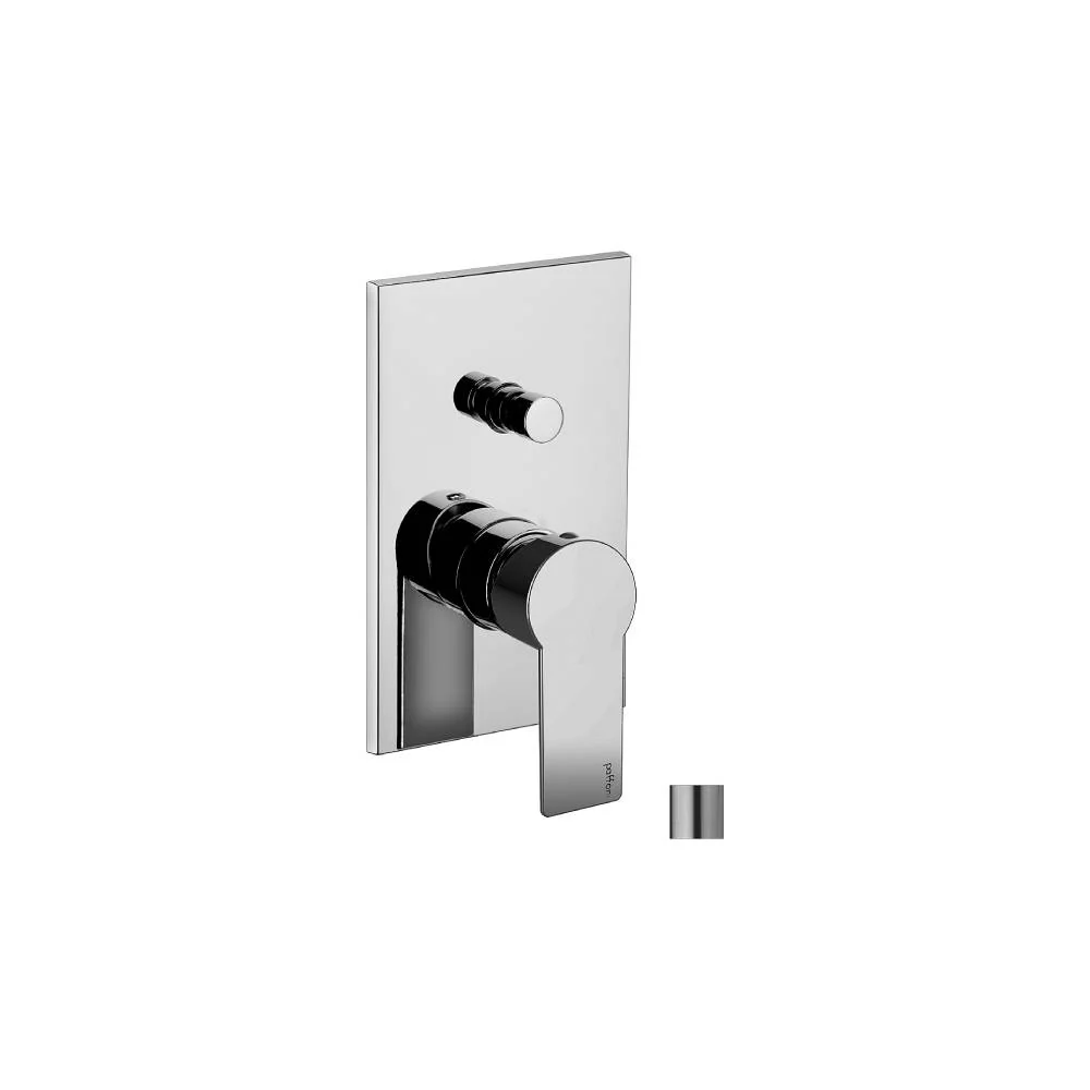 Miscelatore doccia serie Tango modello TA015ST/M de acero looking Paffoni