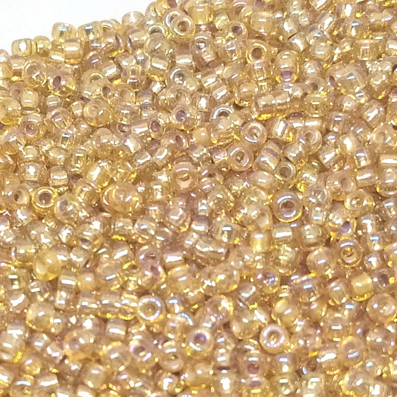 8/0 MIYUKI - rocalla - Dorado AB Silver Lined - 1gr.