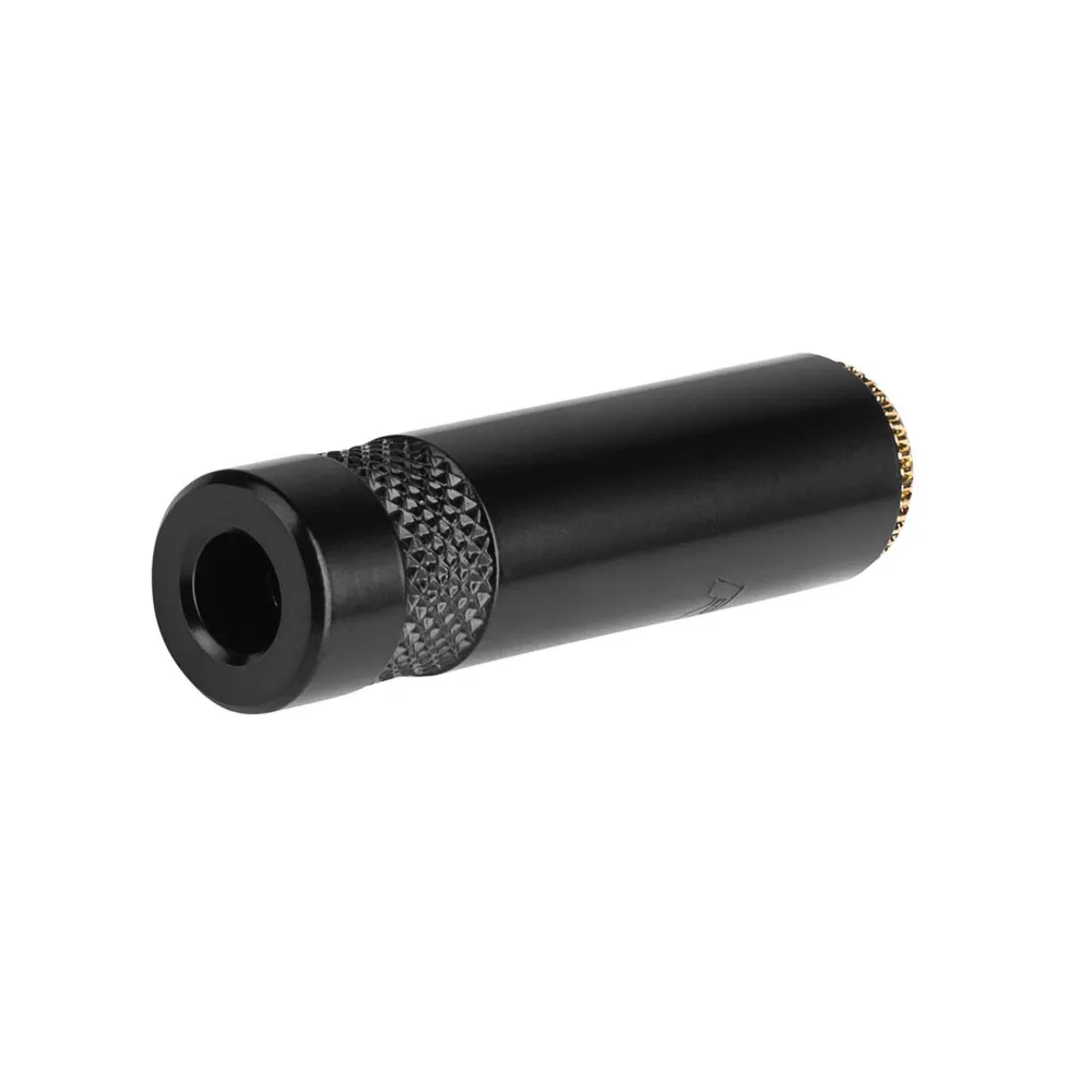 PAQ. 2 PZAS. DE PLUG 3.5mm HEMBRA ESTÉREO, CONTACTOS DORADOS COLOR NEGRO, PARA SOLDAR ABERTURA PARA CABLE DE 4mm REAN NYS-...