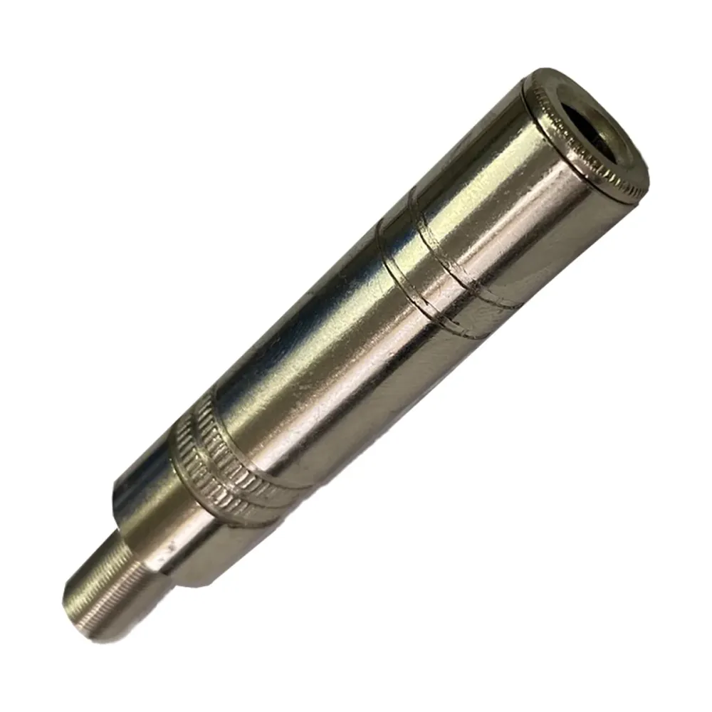 PLUG 6.3mm HEMBRA ESTEREO METALICO C/ RESORTE PARA SOLDAR RADOX 705-580