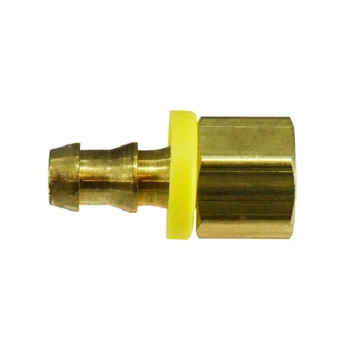 1/4" Push On Hose Barbed X 1/4" FIP Push On Hose Barb X Fip Adapter Latón Fittings 30221