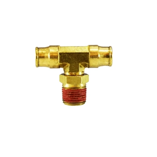 3/8" Push-to-Connect X 3/8" Male NPTF MIP Branch Tee 20119