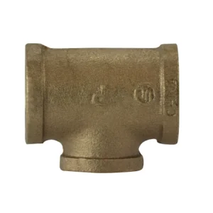 2" X 1 1/2" X 2" Red Latón Reducing Tee Nipples And Fittings 80106-322432