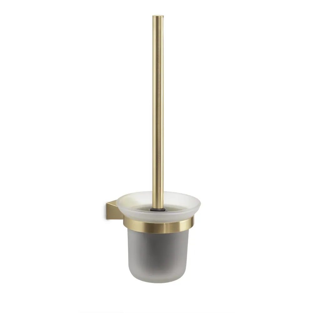 Scopino parete con ciuffo setole Gedy serie Tonale - Oro Matt