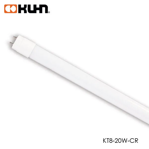 TUBO LED T8 22W VIDRIO LIGERO WHITE 1.2M KT8-22W-CR