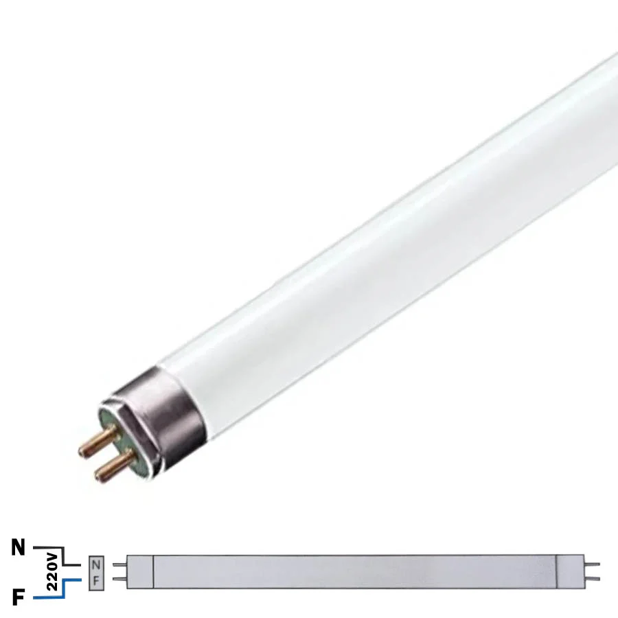 Tubo LED T5 Reducido 9W 549mm 230V 800Lm Luz Blanca 6000K