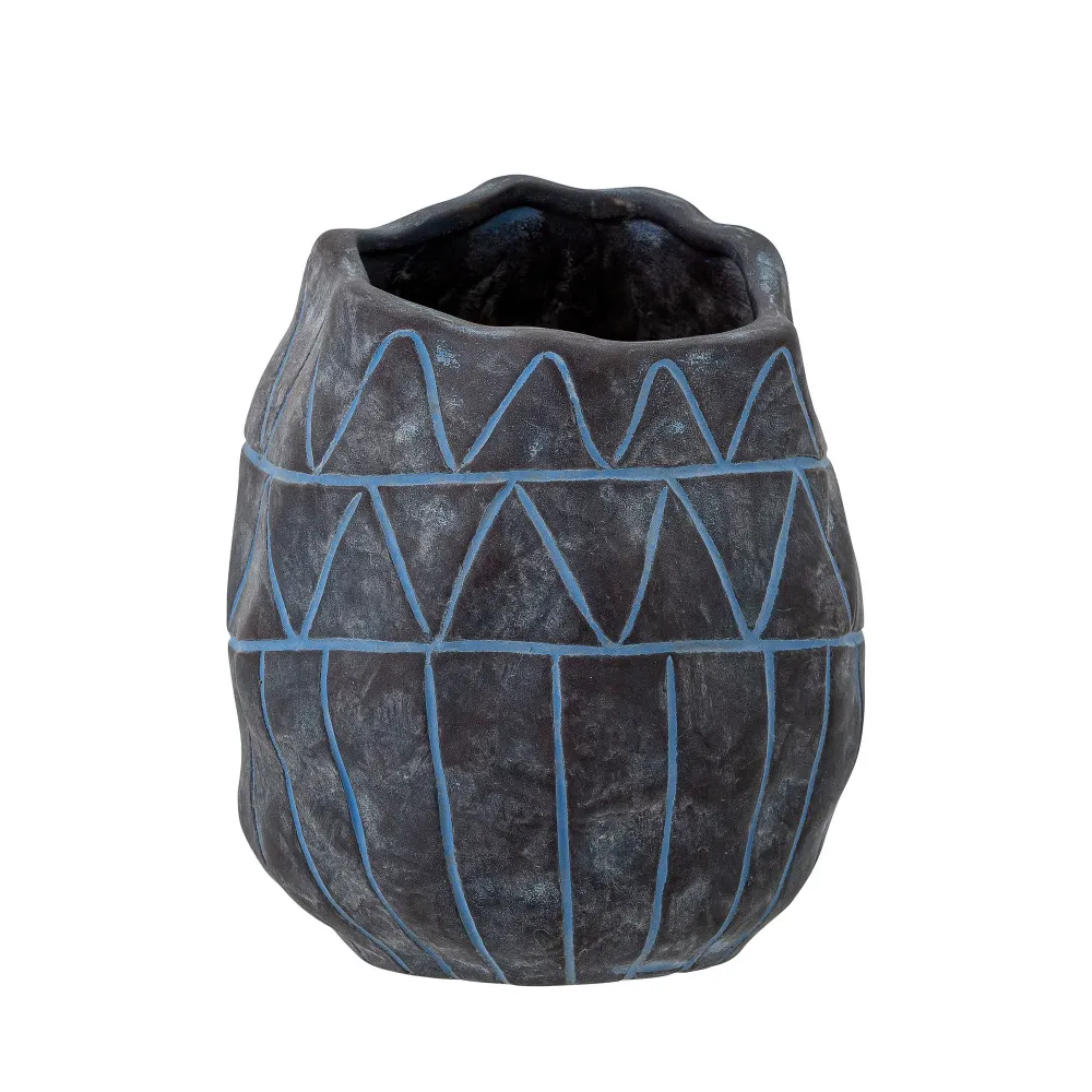 Acoplamiento Rápido Jarrón Creative Collection Ivo Deco, Azul, Cerámica
