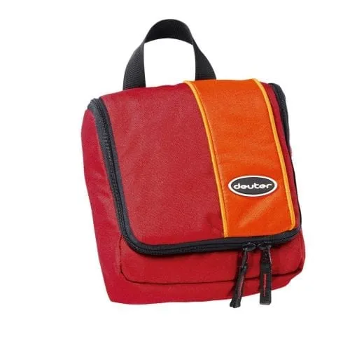 Deuter Neceser Wash Center I Cranberry-Orange de Latón Cromado