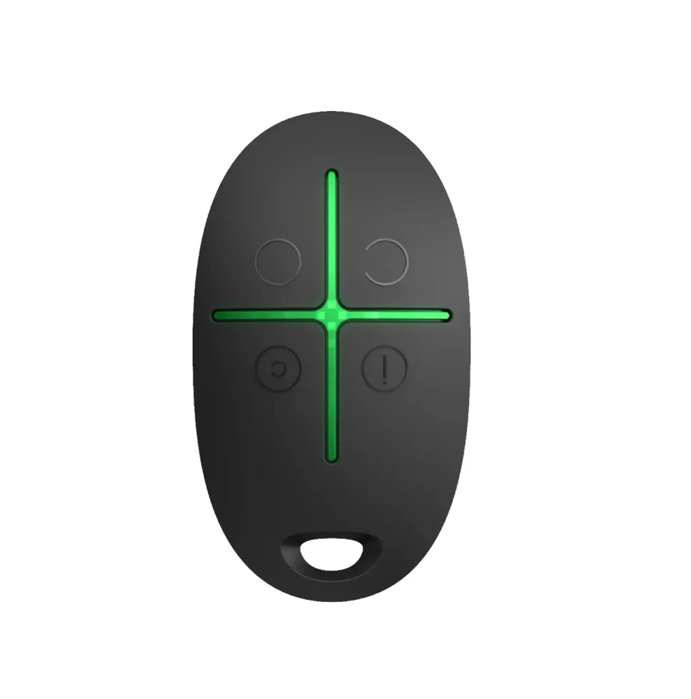 Control remoto de cuatro botones con indicación de suministra de comando Marca: AJAX