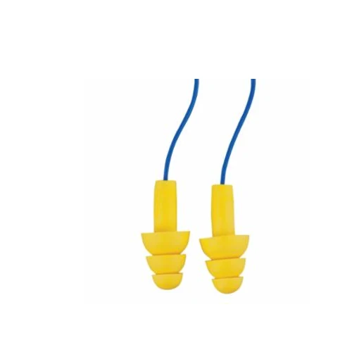 Corded Elastomeric Polymer Earplug Mostaza 200 Pair 247-340-4014
