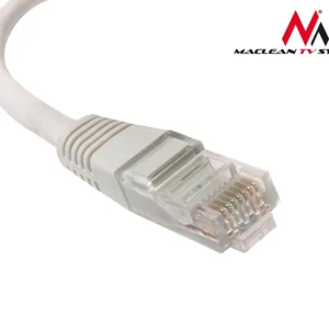 Maclean MCTV-652 LAN Patchcord Cable UTP Red Puerto lan RJ45 3m CAT5E 24AWG RoHS