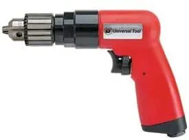 Universal Tool UT8895R 3/8" Pistol Air Drill 0.8 HP 1800 RPM 90 PSI Invertible