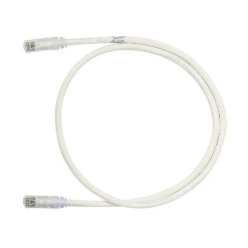 Category 6A Stranded Unshielded Twisted Pair UTP Patch Cord Off Marfil NK6APC25