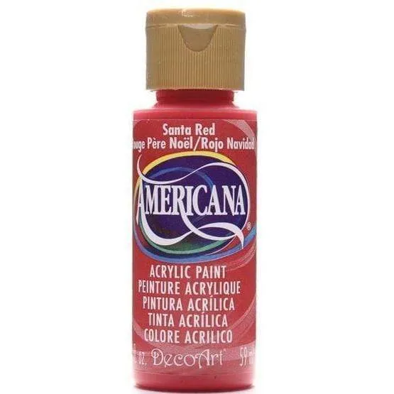 Americana pintura acril. 59ml DA170 santa red para Sonrisa Instantánea