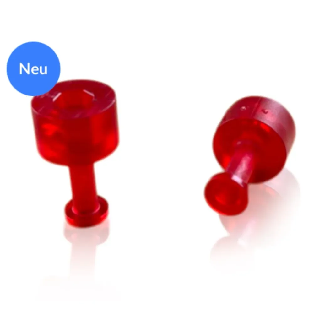 OEM para Taladro 7 mm. ADAPTADOR TRASLÚCIDO ROJO DE LAKA TOOLS
